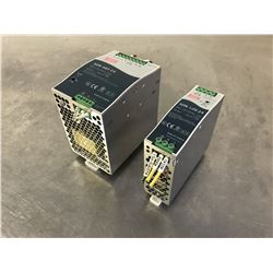(2) MEAN WELL SDR-120-24 & SDR-480-24 POWER SUPPLY
