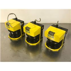 (3) SICK PLS109-317 SAFETY LASER SCANNER