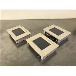 (3) SIEMENS 6AV6 545-0BC15-2AX0 OPERATOR TOUCH PANEL