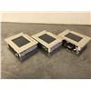 Image 1 : (3) SIEMENS 6AV6 545-0BC15-2AX0 OPERATOR TOUCH PANEL *CRACKED ENCLOSURE*