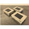 Image 2 : (3) SIEMENS 6AV6 545-0BC15-2AX0 OPERATOR TOUCH PANEL *CRACKED ENCLOSURE*