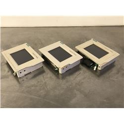 (3) SIEMENS 6AV6 545-0BC15-2AX0 OPERATOR TOUCH PANEL *CRACKED ENCLOSURE*