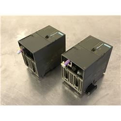 (2) SIEMENS 6ES7 317-2AJ10-0AB0 CPU MODULE