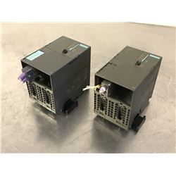 (2) SIEMENS 6ES7 317-2AJ10-0AB0 CPU MODULE