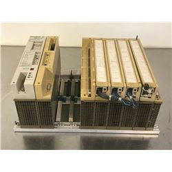 SIEMENS 6ES5 700-2LA12 SIMATIC S5 RACK W/ MODULES  *PARTS / REPAIR ONLY*