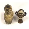 Image 1 : Pair of African & Mayan Carved Stone Figures