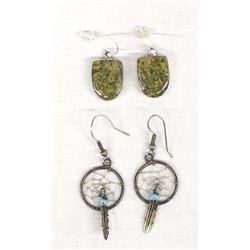 2 Pairs of Sterling Earrings