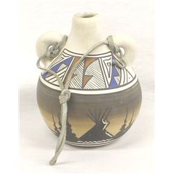 Navajo Ceramic Pottery Wedding Vase
