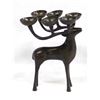 Image 1 : Solid Brass Deer Candleholder