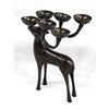 Image 3 : Solid Brass Deer Candleholder
