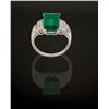 Howard Hughes Emerald & Diamond Engagement Ring set in Platinum gifted to Katharine Hepburn.
