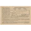 Image 2 : Howard Hughes personal Selective Service card and handwritten card of vital information.