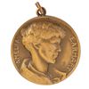 Image 1 : Howard Hughes personal Amelia Earhart medal presented by aviator Viola Gentry & artist Buranelli.