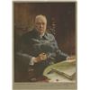 Image 2 : Churchill, Winston. World War II-date typed letter signed with accompanying signed portrait.