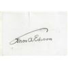 Image 1 : Edison, Thomas. Bold signature ('Thos A. Edison').