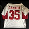 Image 1 : TONY ESPOSITO SIGNED TEAM CANADA JERSEY (MEMORABILIA AUTHENTIC)