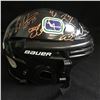 Image 2 : VANCOUVER CANUCKS MULTI SIGNED HOCKEY HELMET