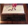 Image 2 : GORDIE HOWE SIGNED PHOTO PLAQUE