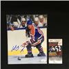 Image 1 : WAYNE GRETZKY SIGNED EDMONTON OILERS 8 X 10 ( JSA COA)