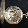 Image 2 : 11900s SOLID SILVER VALMOR OPEN FACE POCKET WATCH