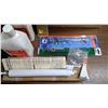 Image 3 : BOX OF CHEMICALS/OILS (SOME NEW) HOUSEHOLD REPAIR ITEMS