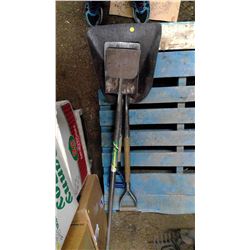 2 SHOVELS, ONE SCRAPER