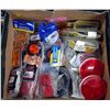 Image 1 : BOX OF TRAILER LIGHTS, ADAPTERS, ECT.