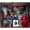 Image 2 : BOX OF TRAILER LIGHTS, ADAPTERS, ECT.