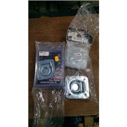 4 HD PAN FITTINGS, 2 PIECE TIE DOWN KIT