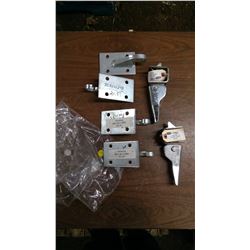 LOT WITH 2 TIPPER CATCH, 4 BOLT ON J HOOKS