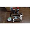 Image 1 : LOT OF CLAMPS, 2 CANS OF WELDING SPRAY, WIRE