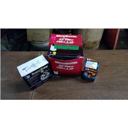 2 FILTERS, 1 EXHAUST CLAMP