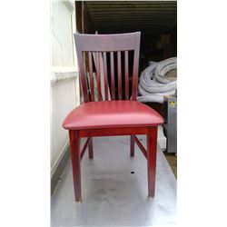BURGANDY DINING ROOM CHAIR