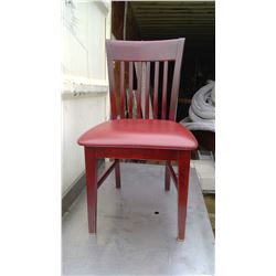 BURGANDY DINING ROOM CHAIR