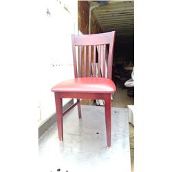 BURGANDY DINING ROOM CHAIR