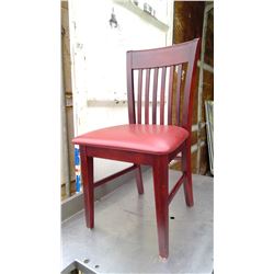 BURGANDY DINING ROOM CHAIR