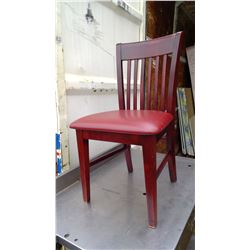 BURGANDY DINING ROOM CHAIR