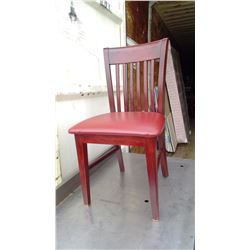BURGANDY DINING ROOM CHAIR