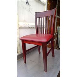 BURGANDY DINING ROOM CHAIR