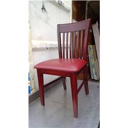 BURGANDY DINING ROOM CHAIR