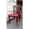 Image 1 : BURGANDY DINING ROOM CHAIR