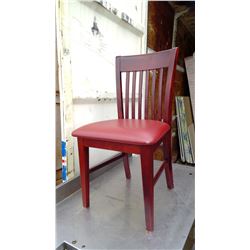 BURGANDY DINING ROOM CHAIR