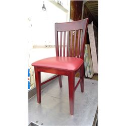 BURGANDY DINING ROOM CHAIR