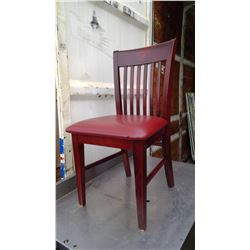 BURGANDY DINING ROOM CHAIR