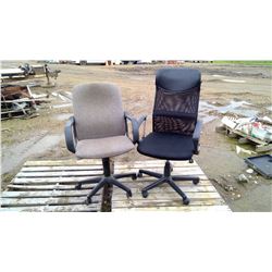 TWO OFFICE CHAIRS