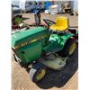 Image 1 : JOHN DEERE 317 MOWER W/ BLADE, TILLER ASSEMBLY, GRASS BAGS ATTACHMENTS