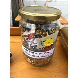 300 PINS - ALL KINDS