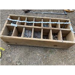 BOX OF ASSORTED NAILS