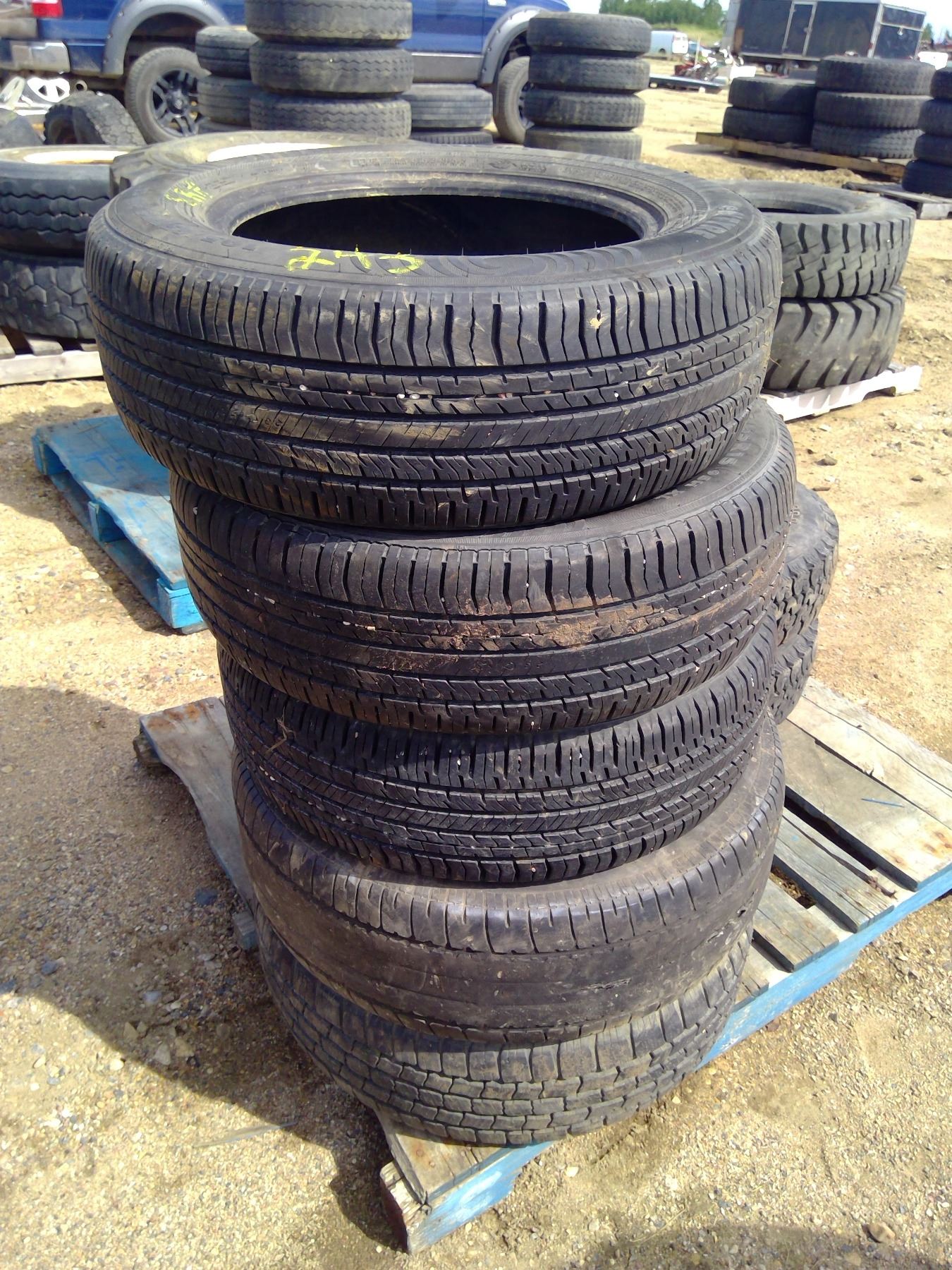 SET OF 3 NOKIAN ENTYRE TIRES - 195/65R15, ONE P225/70R15 TIRE, ONE P205 ...