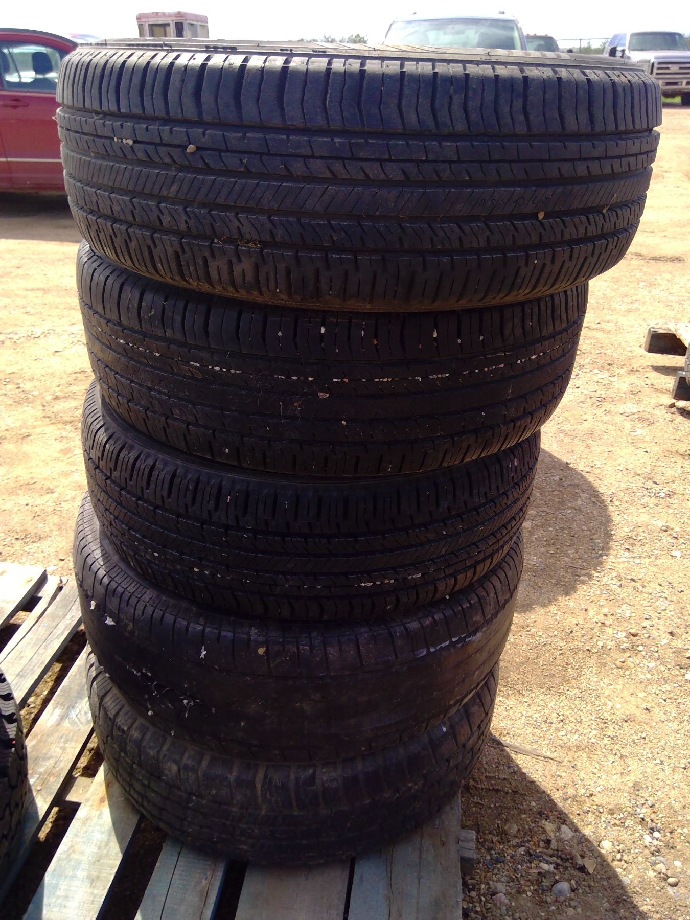 SET OF 3 NOKIAN ENTYRE TIRES - 195/65R15, ONE P225/70R15 TIRE, ONE P205 ...